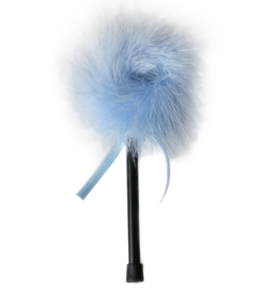 Secretplay 100% Fetish Secretplay - Light Blue Marabou Duster