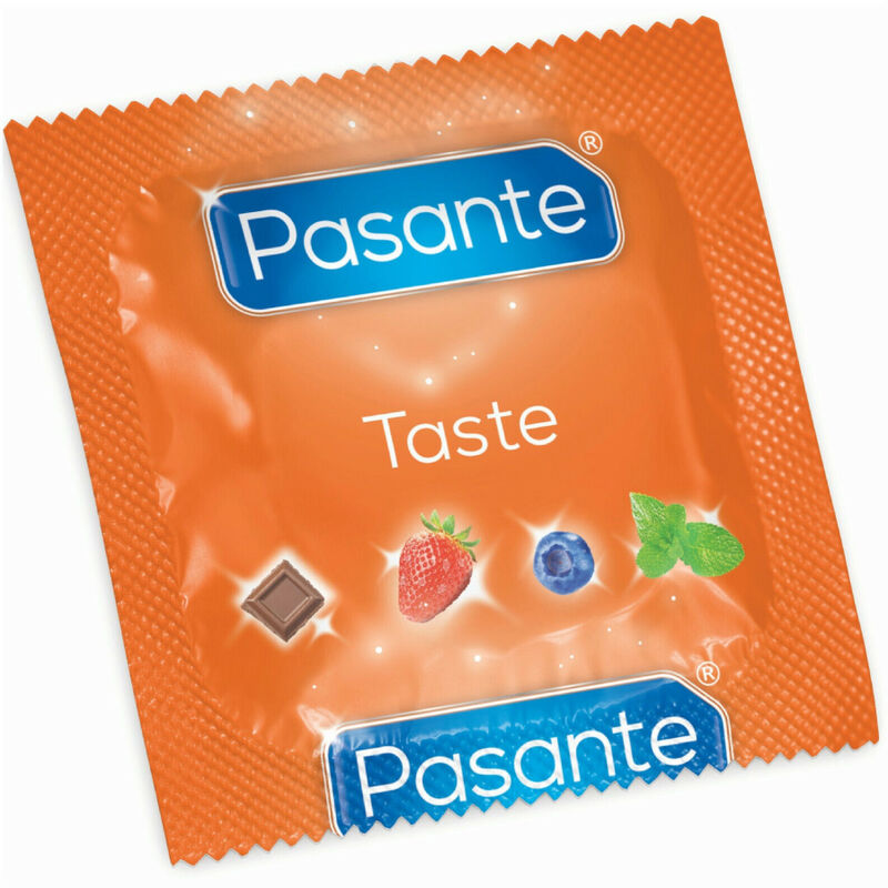 Pasante Condoms Flavor Chocolate Temptation Bag 144 Units