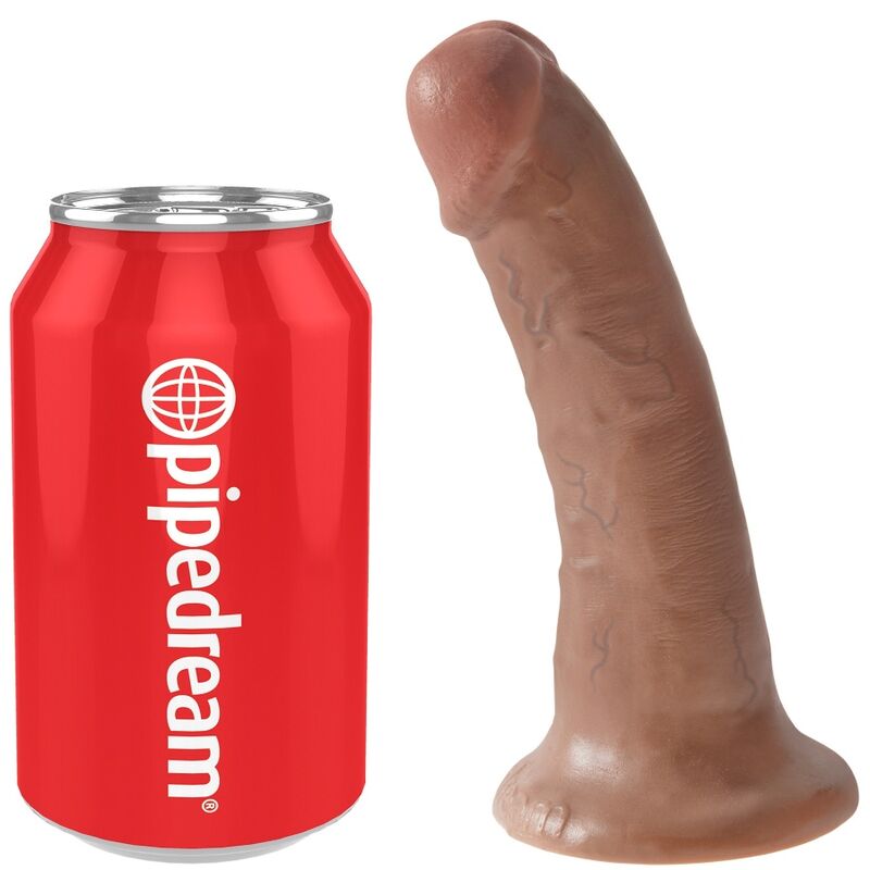 King Cock Realistic Penis 15 Cm Caramel