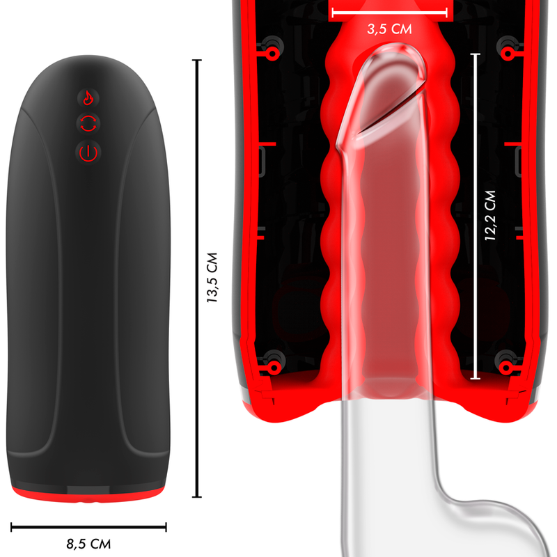 Jamyjob Swing-R Heating Effect, Swing Tech And Vibration Masturbator