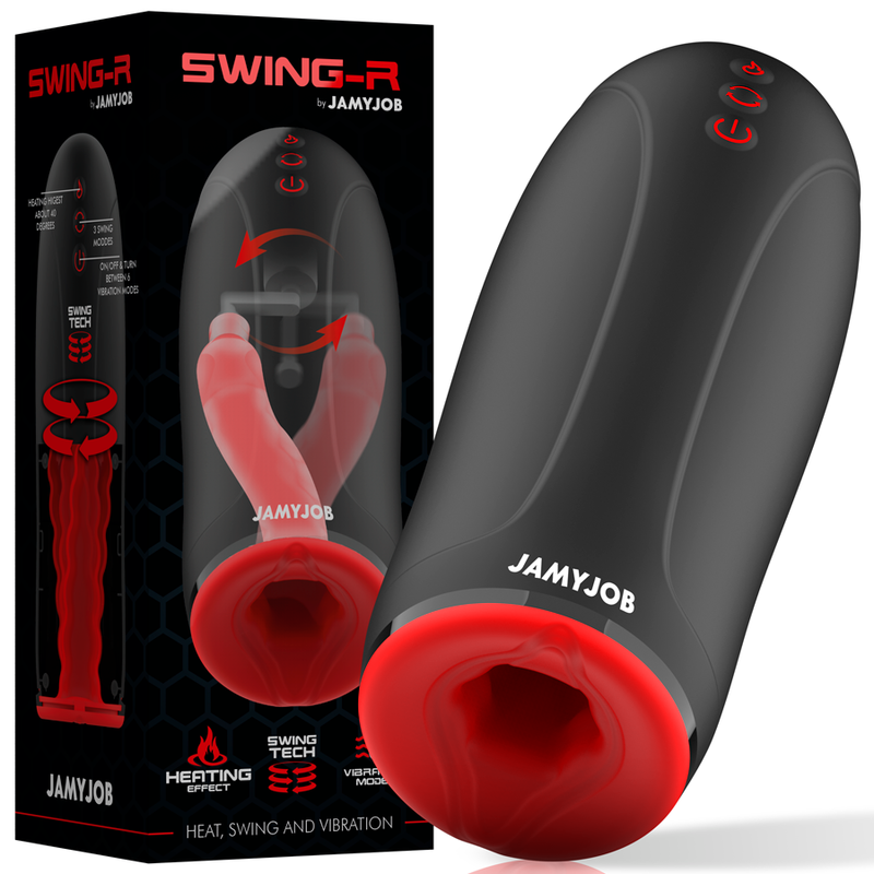 Jamyjob Swing-R Heating Effect, Swing Tech And Vibration Masturbator