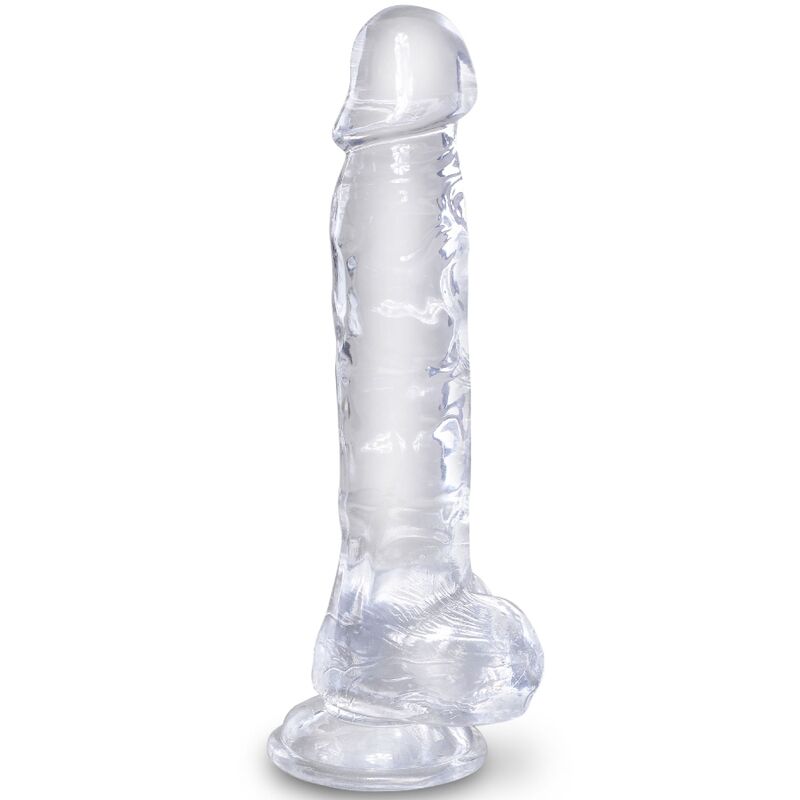 Pipedream King Cock Clear 8" Cock with Balls