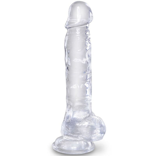 Pipedream King Cock Clear 8" Cock with Balls