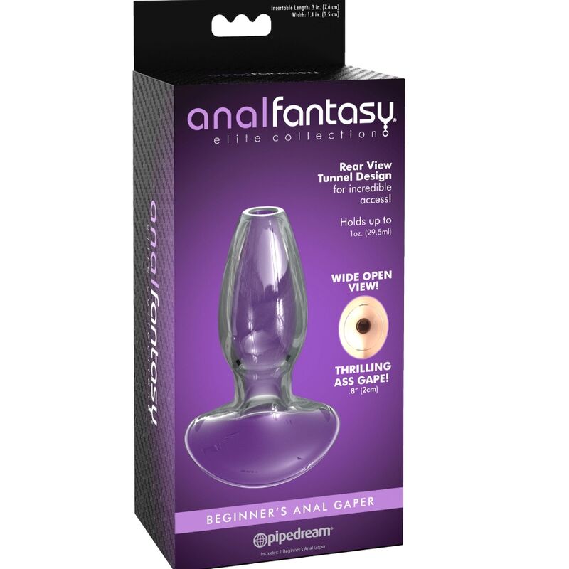 Anal Fantasy Elite Collection Anal Gaper Dilator For Beginners Crystal Size S