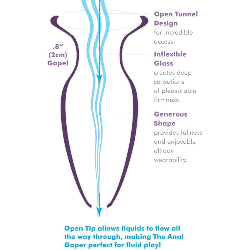 Anal Fantasy Elite Collection Anal Gaper Dilator For Beginners Crystal Size S