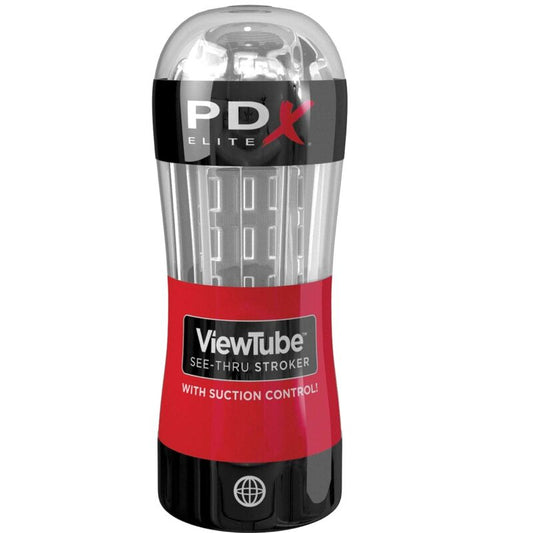 Pdx Elite Stroker Viewtube Control Suction Transparent