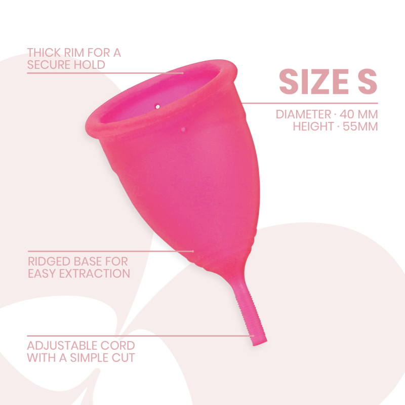 Intimichic Menstrual Cup Medical Grade Silicone - Size S