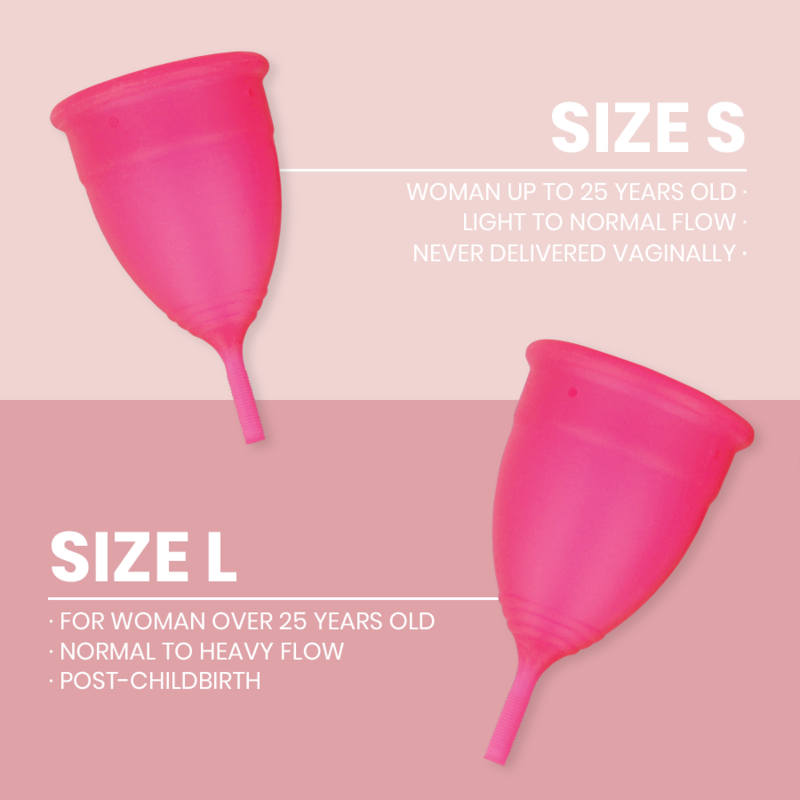 Intimichic Menstrual Cup Medical Grade Silicone - Size L
