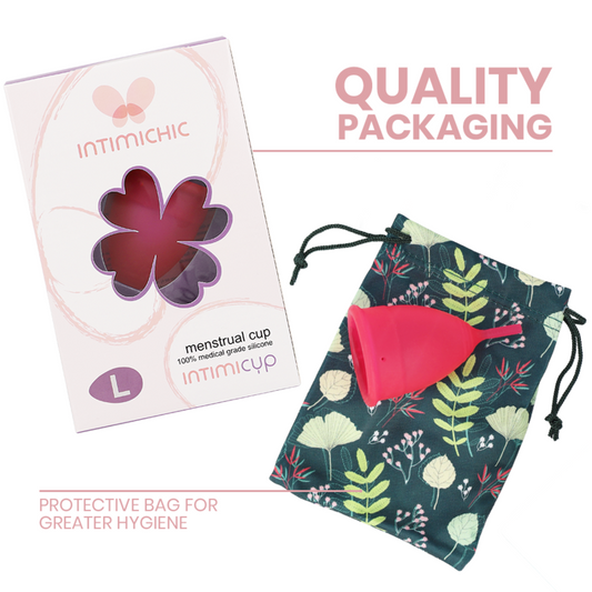 Intimichic Menstrual Cup Medical Grade Silicone - Size L