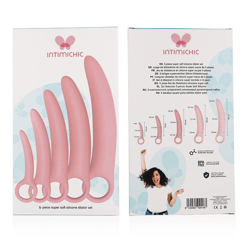 Intimichic Silicone Dilator 5 Pieces Set