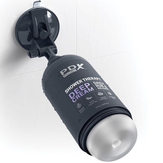Pipedream PDX Plus Shower Therapy Stroker Deep Cream