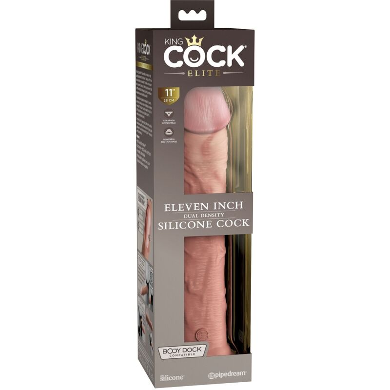 King Cock Elite Realistic Silicone Dildo 28 Cm