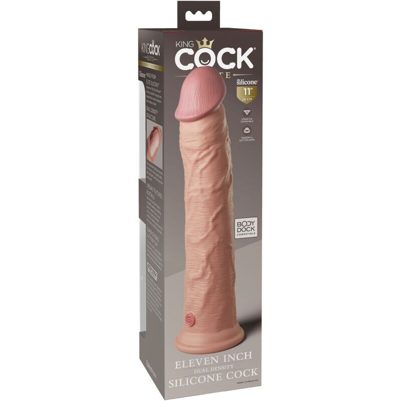King Cock Elite Realistic Silicone Dildo 28 Cm