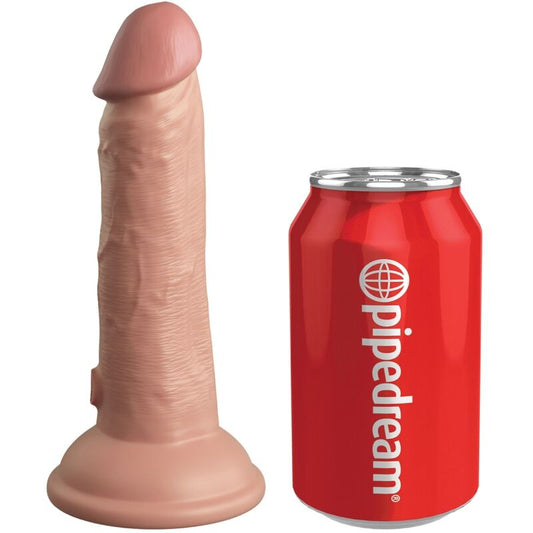 King Cock Elite Realistic Dildo Vibrating & Silicone 15.2 Cm