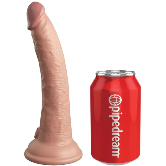 King Cock Elite Realistic Dildo Vibrator & Silicone Remote Control 17.8 Cm