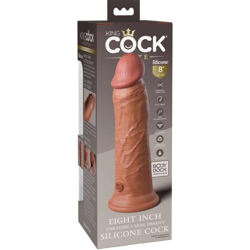 You2Toys King Cock Elite Dual Density Cock 8"
