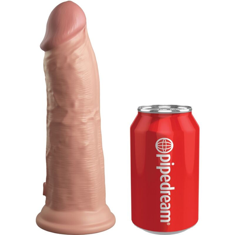King Cock Elite Deluxe Adjustable Harness Kit Ring With Testicles & Dildo 20.3 Cm