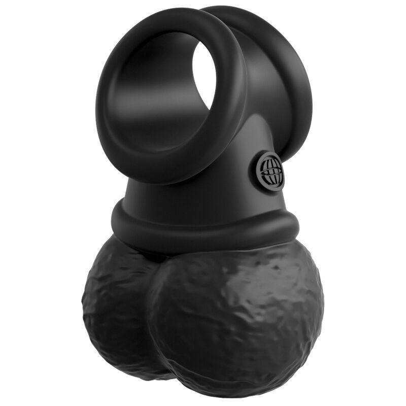 King Cock Elite Deluxe Adjustable Harness Kit Ring With Testicles & Dildo 20.3 Cm