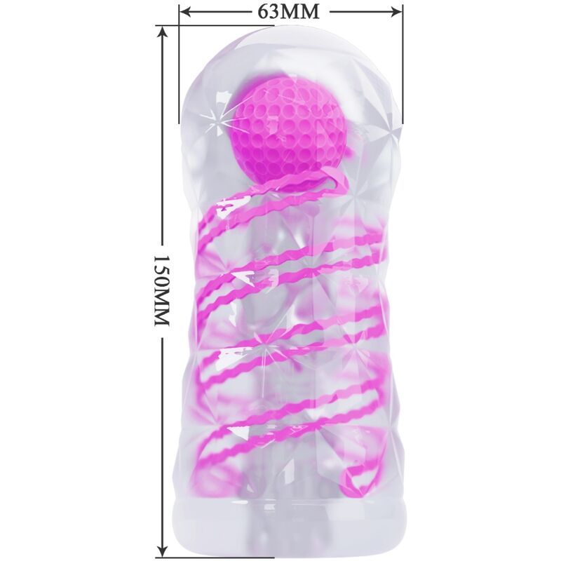 Pretty Love Male Pretty Love - Fantasy Male Masturbator With Internal Spiral And Transparent Balls
