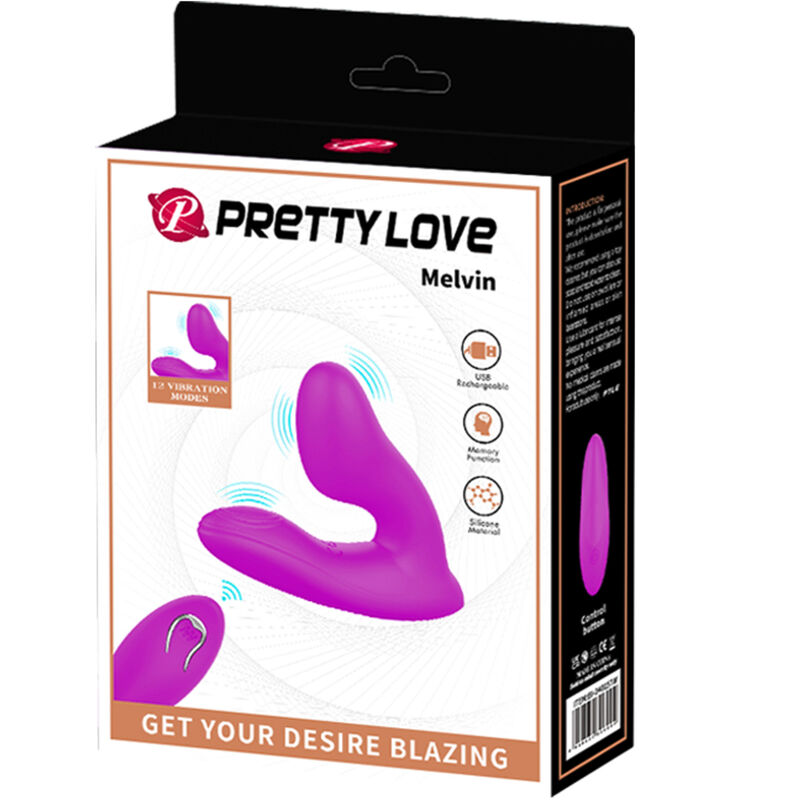 Pretty Love Melvin Clitoris Massager With Remote Control
