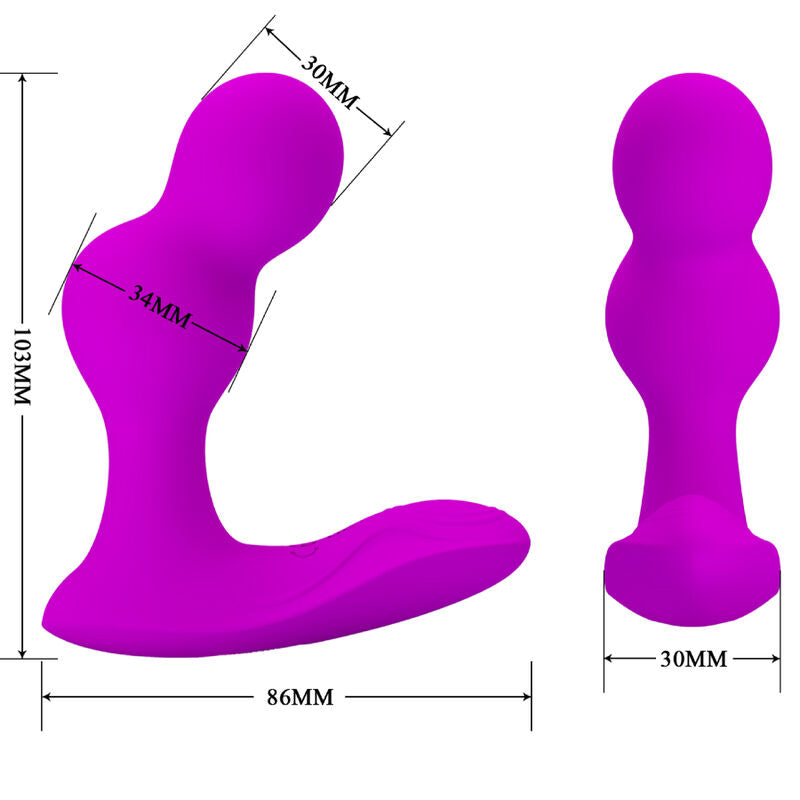 Pretty Love Terrance Anal Vibrator Massager With Remote Control