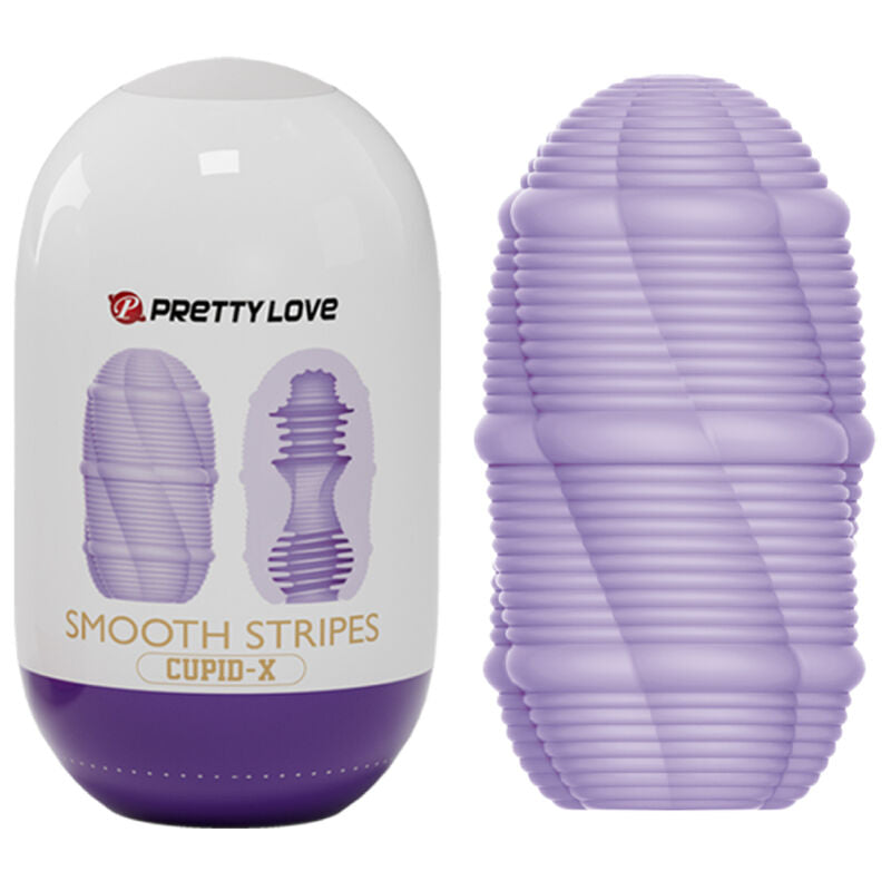 Pretty Love Male Pretty Love - Smooth Stripes Cupid Masturbator Egg