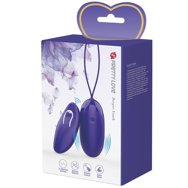 Pretty Love Youth Pretty Love - Berger Youth Violating Egg Remote Control Violet