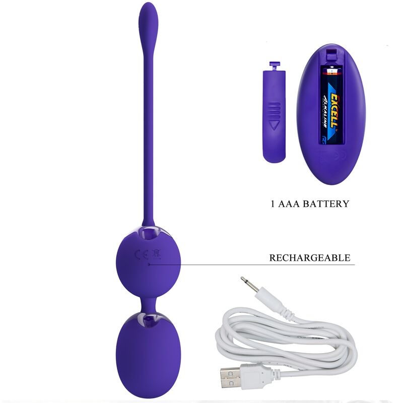 Pretty Love Led Pretty Love - Willie Youth Remote Control Balls & Violet Vibration