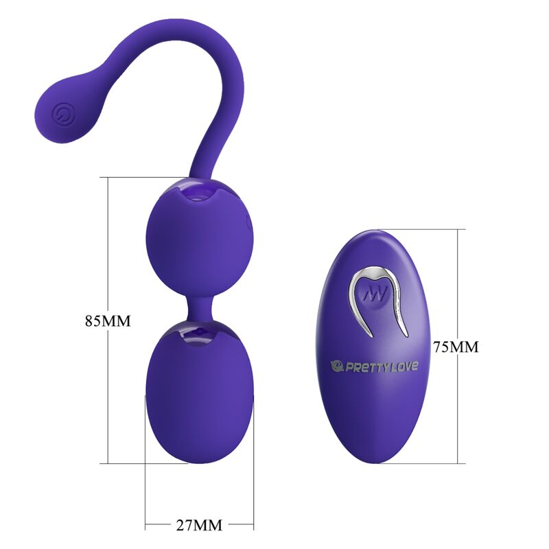 Pretty Love Led Pretty Love - Willie Youth Remote Control Balls & Violet Vibration