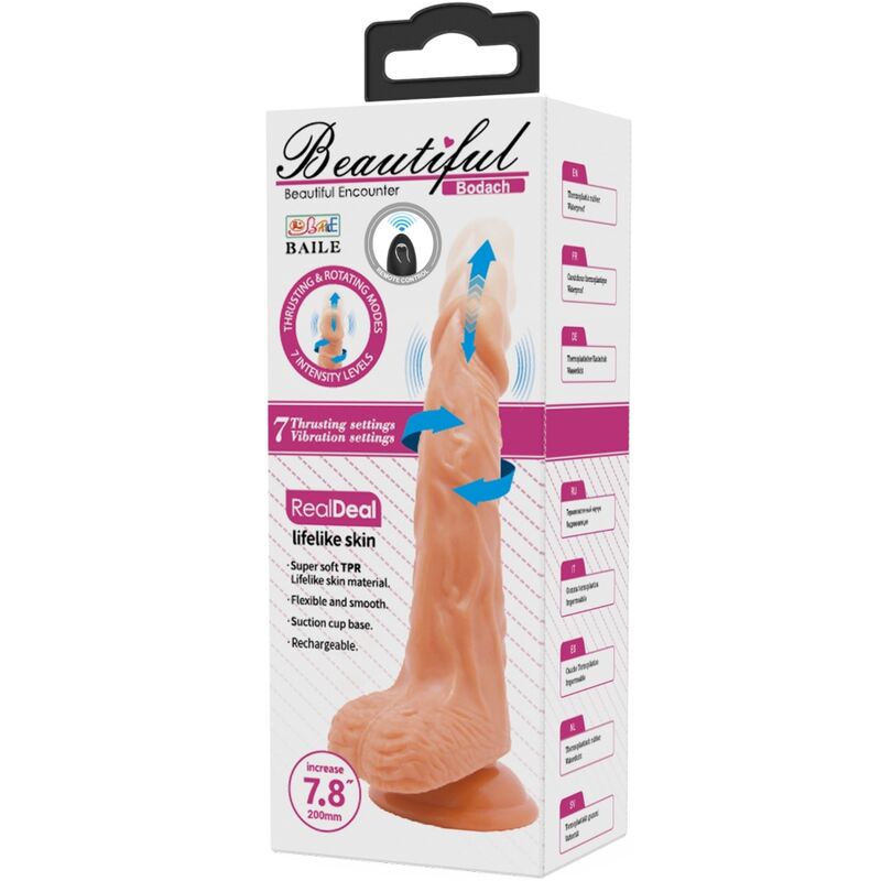Baile Dildos Baile - Bodach Realistic Vibrator With Remote Control Suction Cup