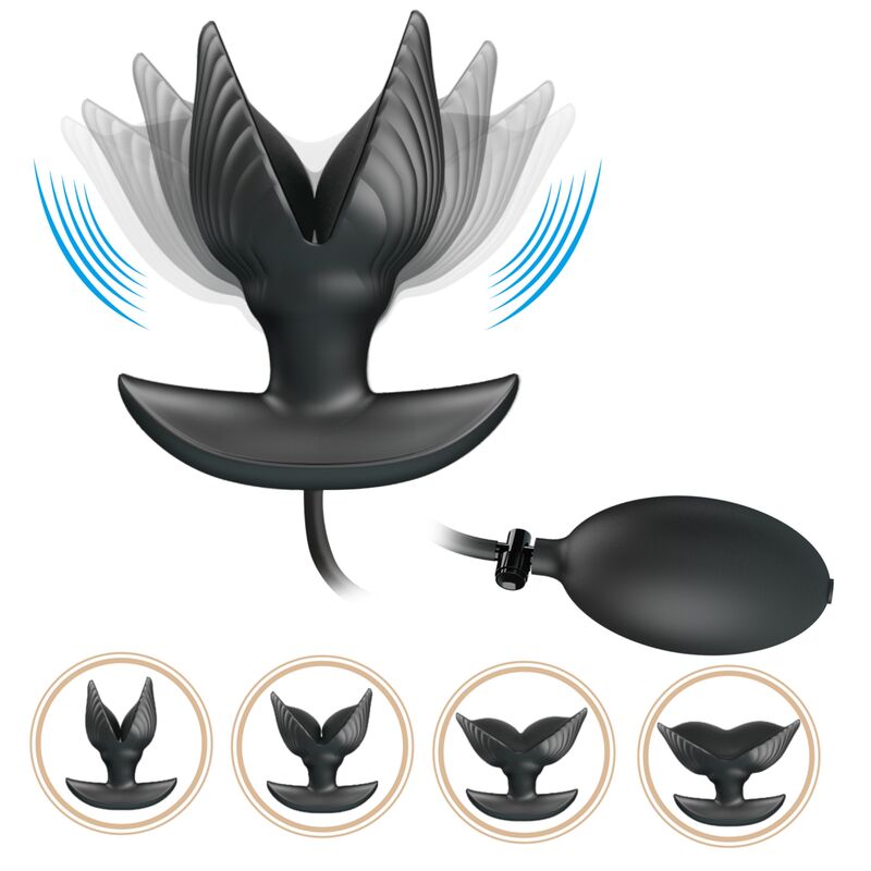 Pretty Love Manson Inflatable Vibrating Anal Plug