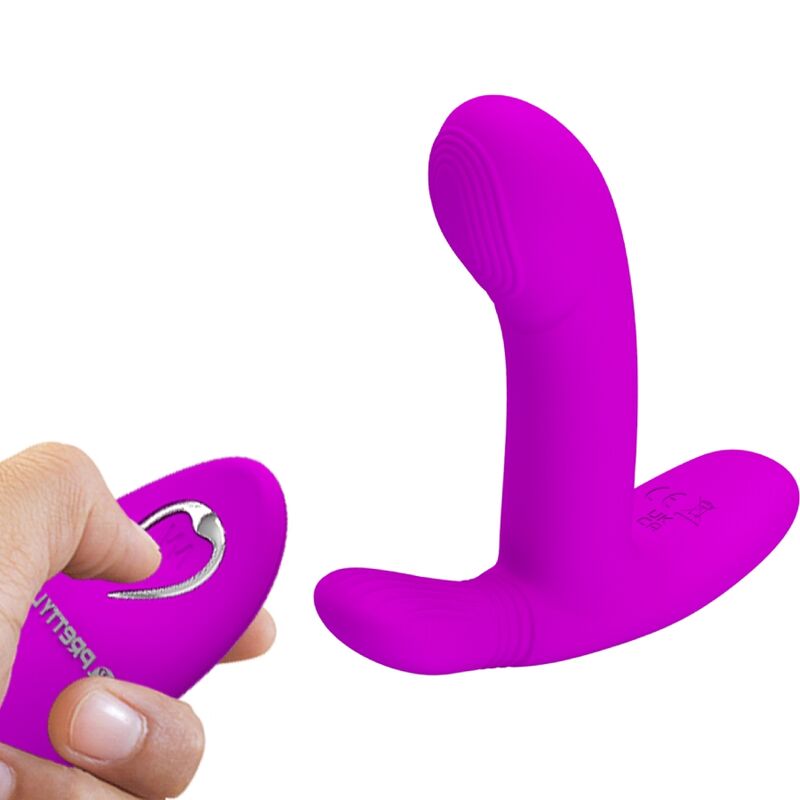 Pretty Love Flirtation Pretty Love - Geri Clitoris Massager Pink Remote Control