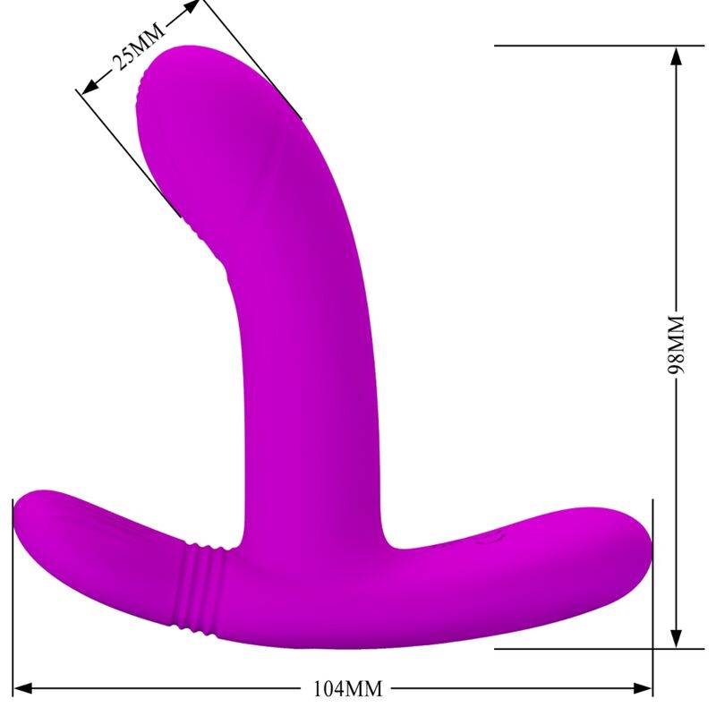 Pretty Love Flirtation Pretty Love - Geri Clitoris Massager Pink Remote Control