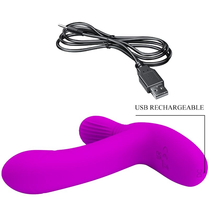Pretty Love Flirtation Pretty Love - Geri Clitoris Massager Pink Remote Control