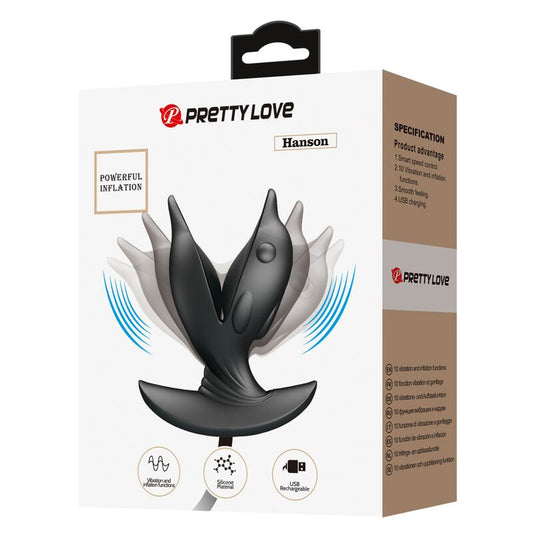 Pretty Love Bottom Pretty Love - Inflatable & Rechargeable Delfin Anal Plug