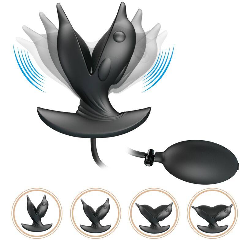 Pretty Love Bottom Pretty Love - Inflatable & Rechargeable Delfin Anal Plug