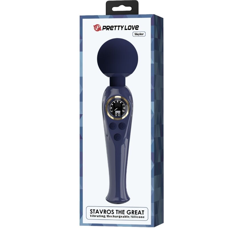 Pretty Love Led Pretty Love - Skyler Vibrator Wand Blue