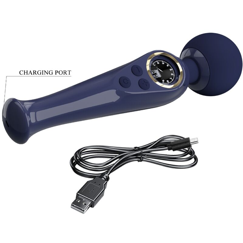 Pretty Love Led Pretty Love - Skyler Vibrator Wand Blue