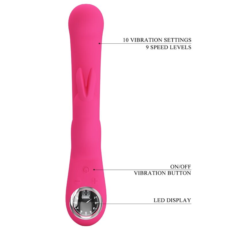 Pretty Love Led Pretty Love - Lamar Rabbit Vibrator & Pink G-Spot