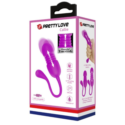 Pretty Love C-Type Pretty Love - Callie Purple Rechargeable Vibrating Egg