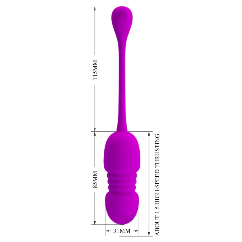 Pretty Love C-Type Pretty Love - Callie Purple Rechargeable Vibrating Egg