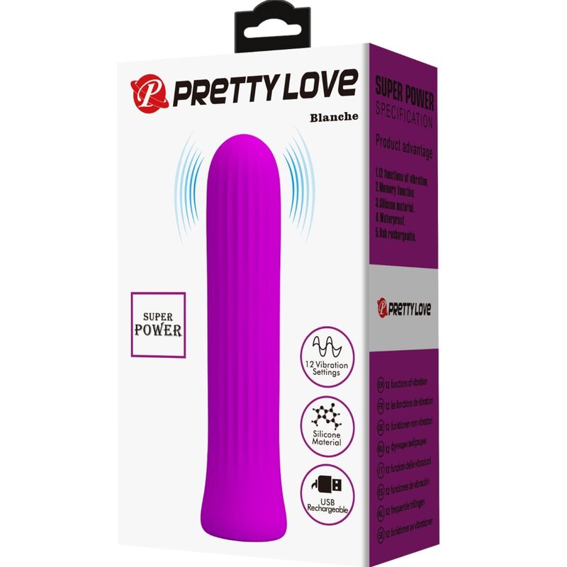 Pretty Love C-Type Pretty Love - Blanche Pink Stimulator Vibrator