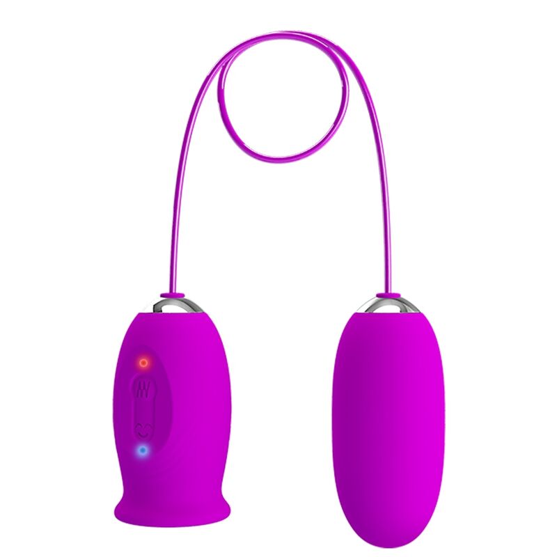 Pretty Love Flirtation Pretty Love - Daisy Dual Egg Rechargeable Vibrator Purple