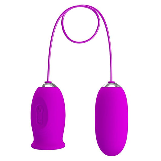 Pretty Love Flirtation Pretty Love - Daisy Dual Egg Rechargeable Vibrator Purple
