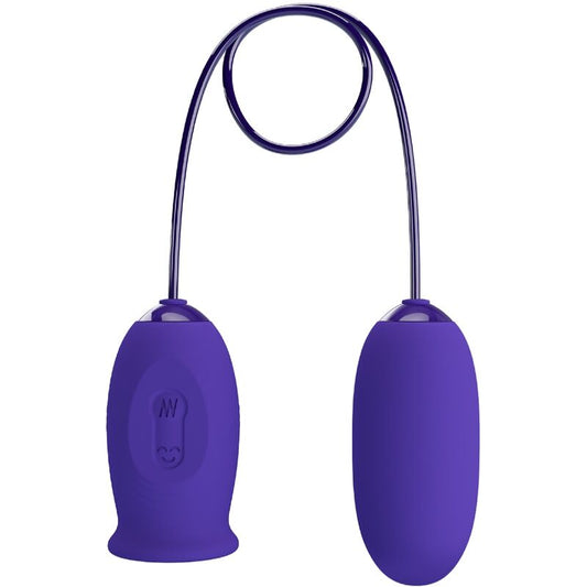 Pretty Love Daisy-Youth Vibrating Egg and Licking Stimulator Purple