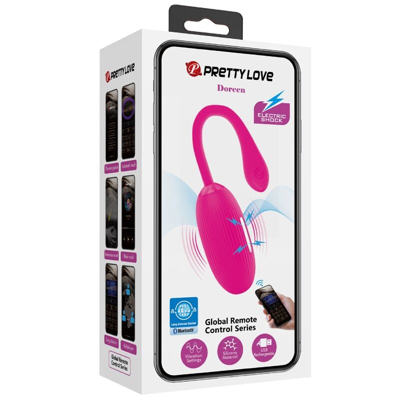 Pretty Love Smart Pretty Love - Doreen Rechargeable Vibrating Egg Magenta Remote Control