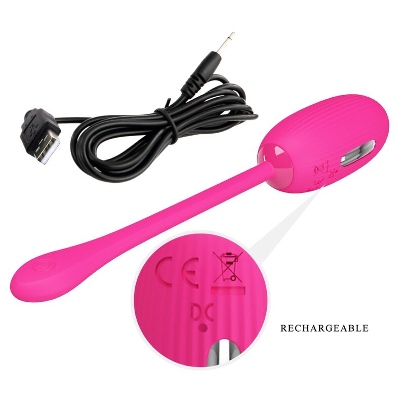 Pretty Love Smart Pretty Love - Doreen Rechargeable Vibrating Egg Magenta Remote Control