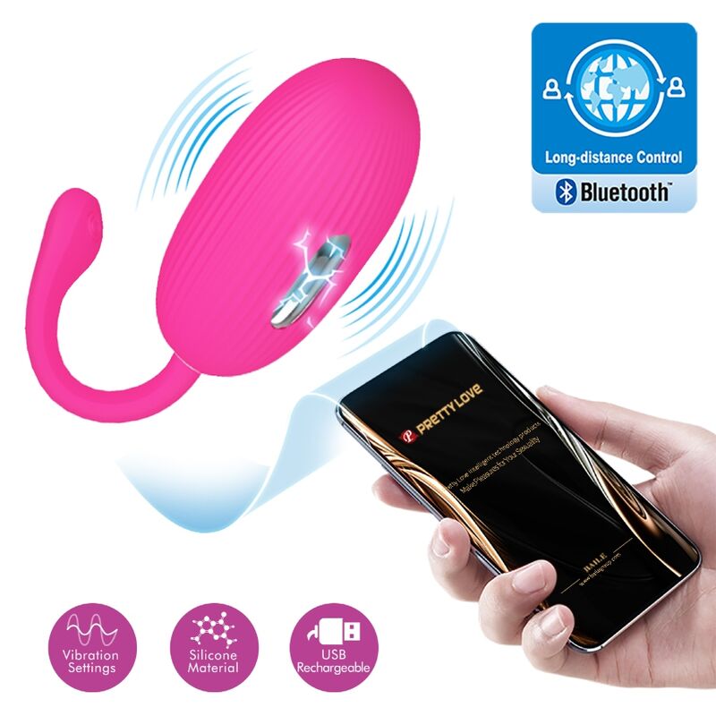 Pretty Love Smart Pretty Love - Doreen Rechargeable Vibrating Egg Magenta Remote Control