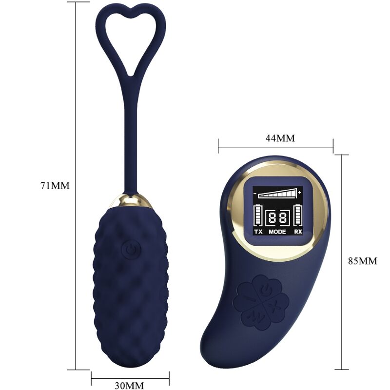 Pretty Love Vivian Blue Remote Control Vibrating Egg