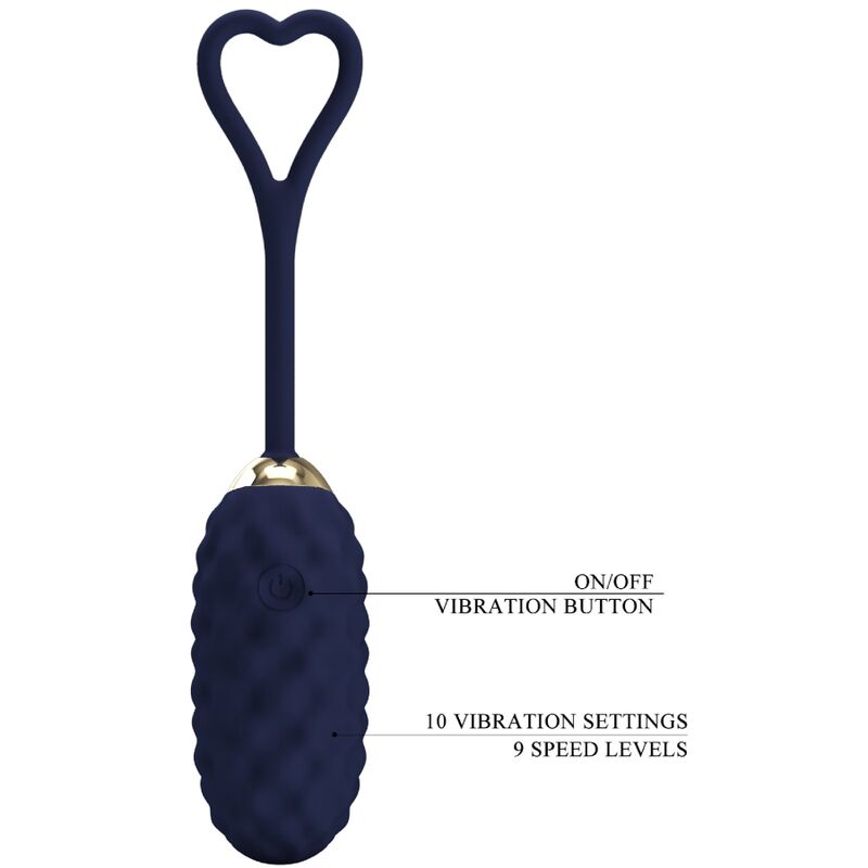 Pretty Love Vivian Blue Remote Control Vibrating Egg
